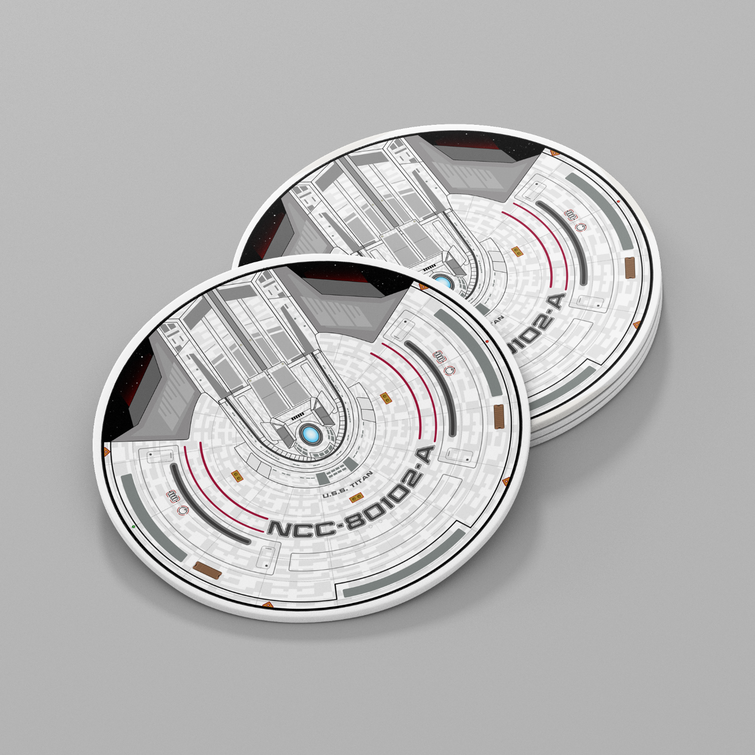 U.S.S. Titan Beermats