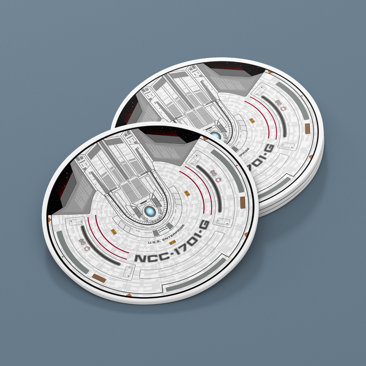 U.S.S. Enterprise G Beermats
