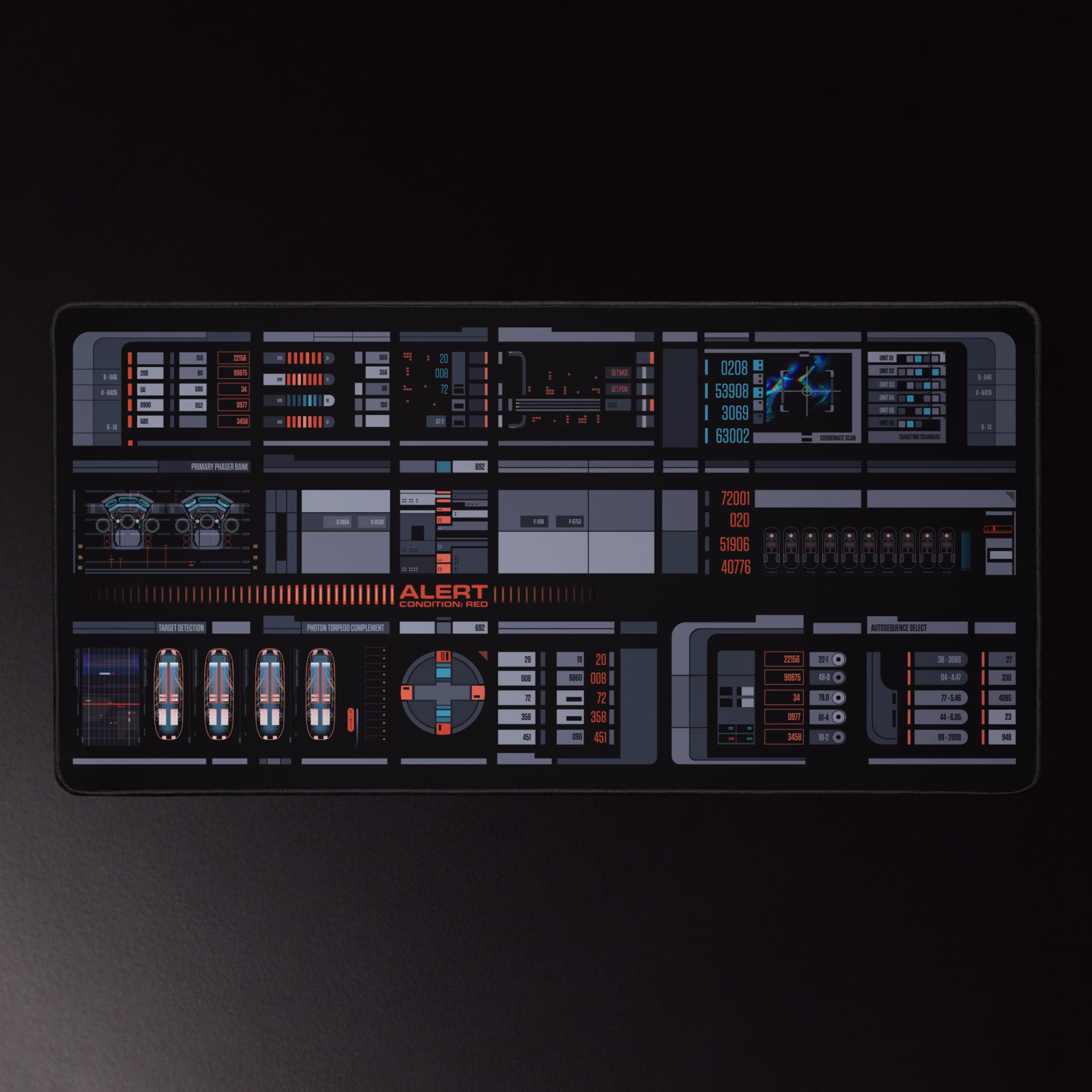 U.S.S. Titan Tactical Desk mat