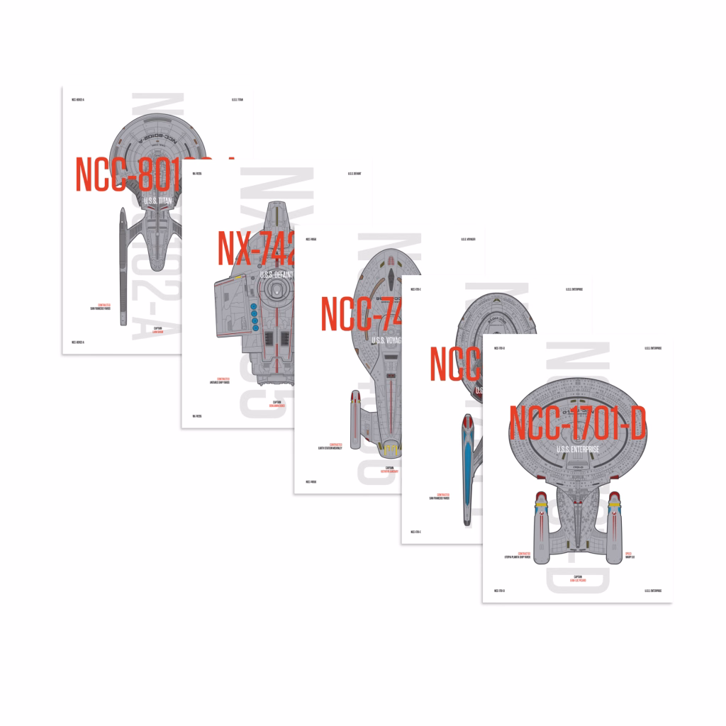 Starship Poster Bundle - 16.5x23.3