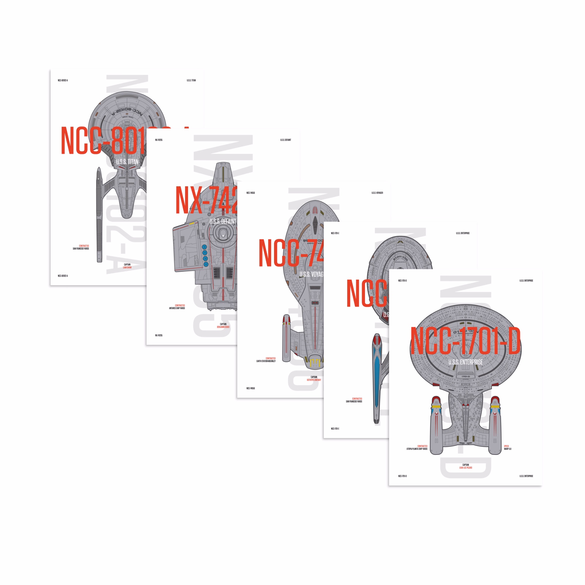 Starship Poster Bundle – 11.69×16.54