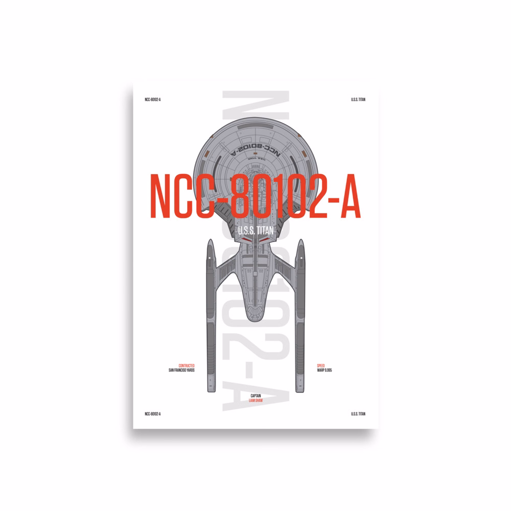 U.S.S. Titan Poster
